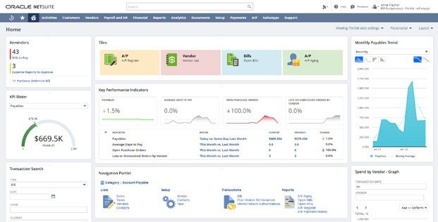 Dashboards and key performance metrics (KPIs) provide a real-time view of your business and are critical components of the NetSuite user experience. A well-designed dashboard can keep you up-to-date and on task.